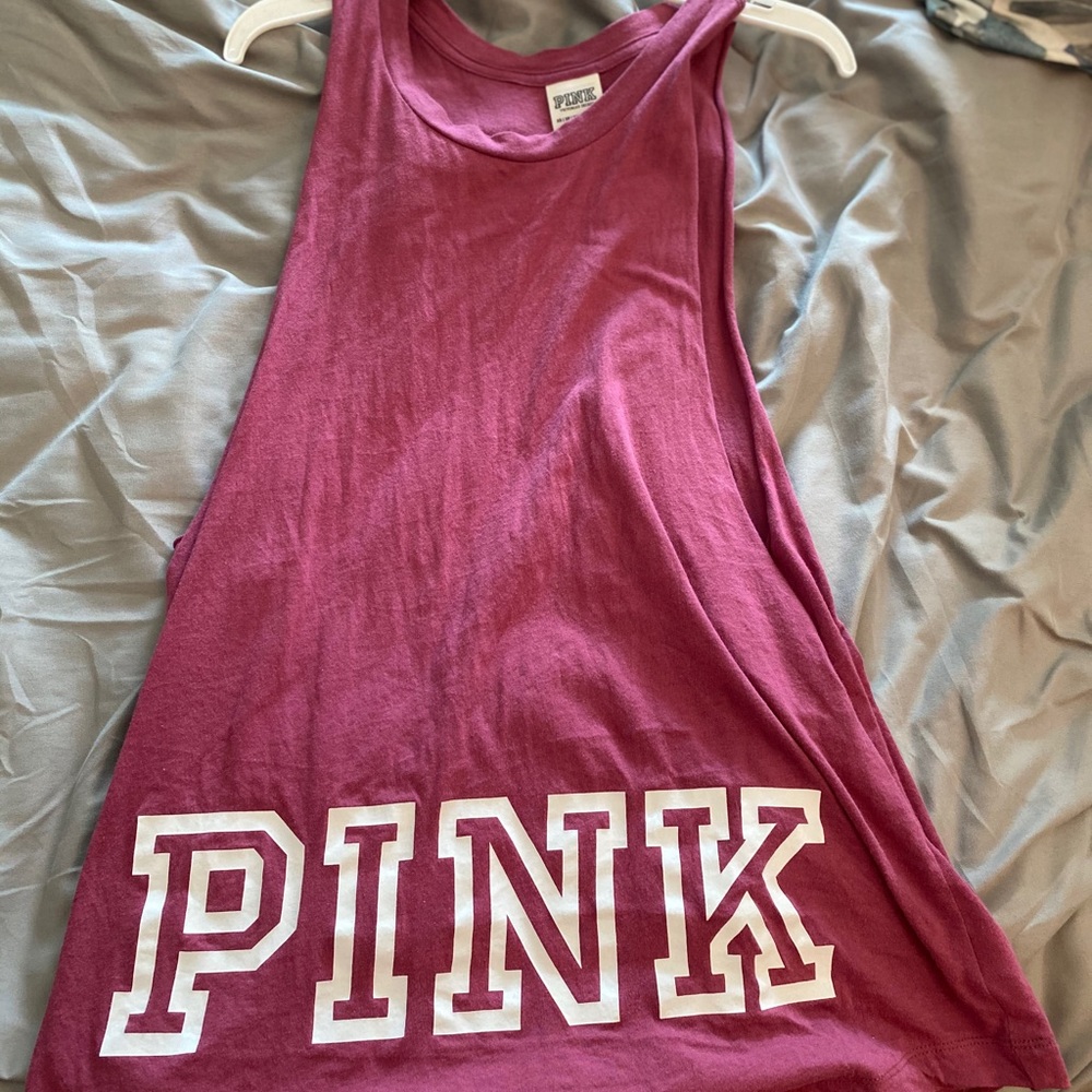 PINK Light Burgundy Tank
